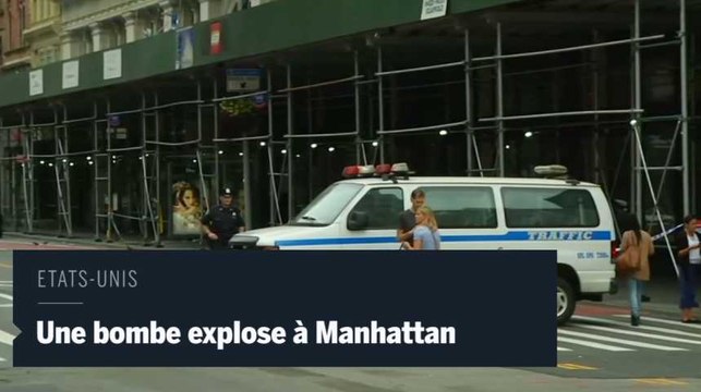 New York sous haute tension après l’explosion d’une bombe