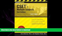 FAVORIT BOOK CliffsNotes CSET: Multiple Subjects, 2nd Edition READ EBOOK