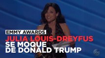 Emmy Awards : Julia Louis-Dreyfus plaisante sur Donald Trump