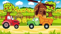 Service Vehicles Cartoon for kids - The Tow Truck with Car Service. Cartoons for children