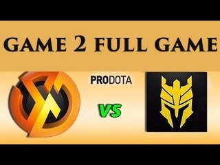 Signature Trust VS ENTiTy Game 2 Full Game- ProDota Cup Asia - Dota 2