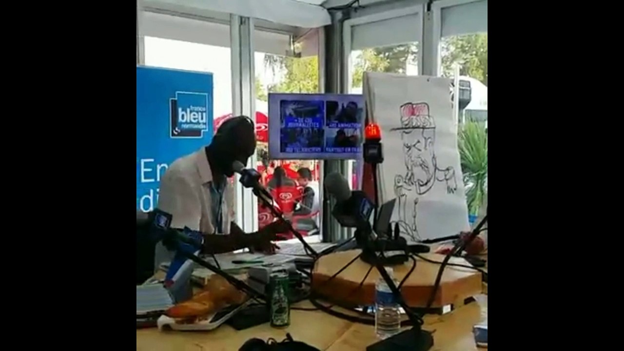 Chaunu le dessinateur à la Foire Internationale de Caen