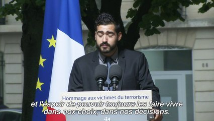 Hommage: des proches de victimes d'attentats témoignent