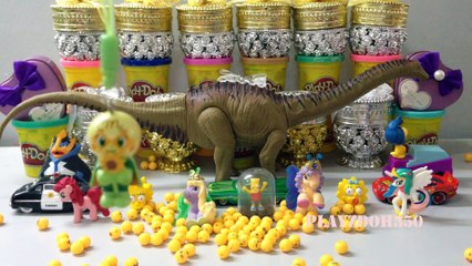 SMILEY FACES with Surprise Toys,Disney Cars Lightning McQueen with The Simpsons and My Little Pony Horses,Fun Smiley
