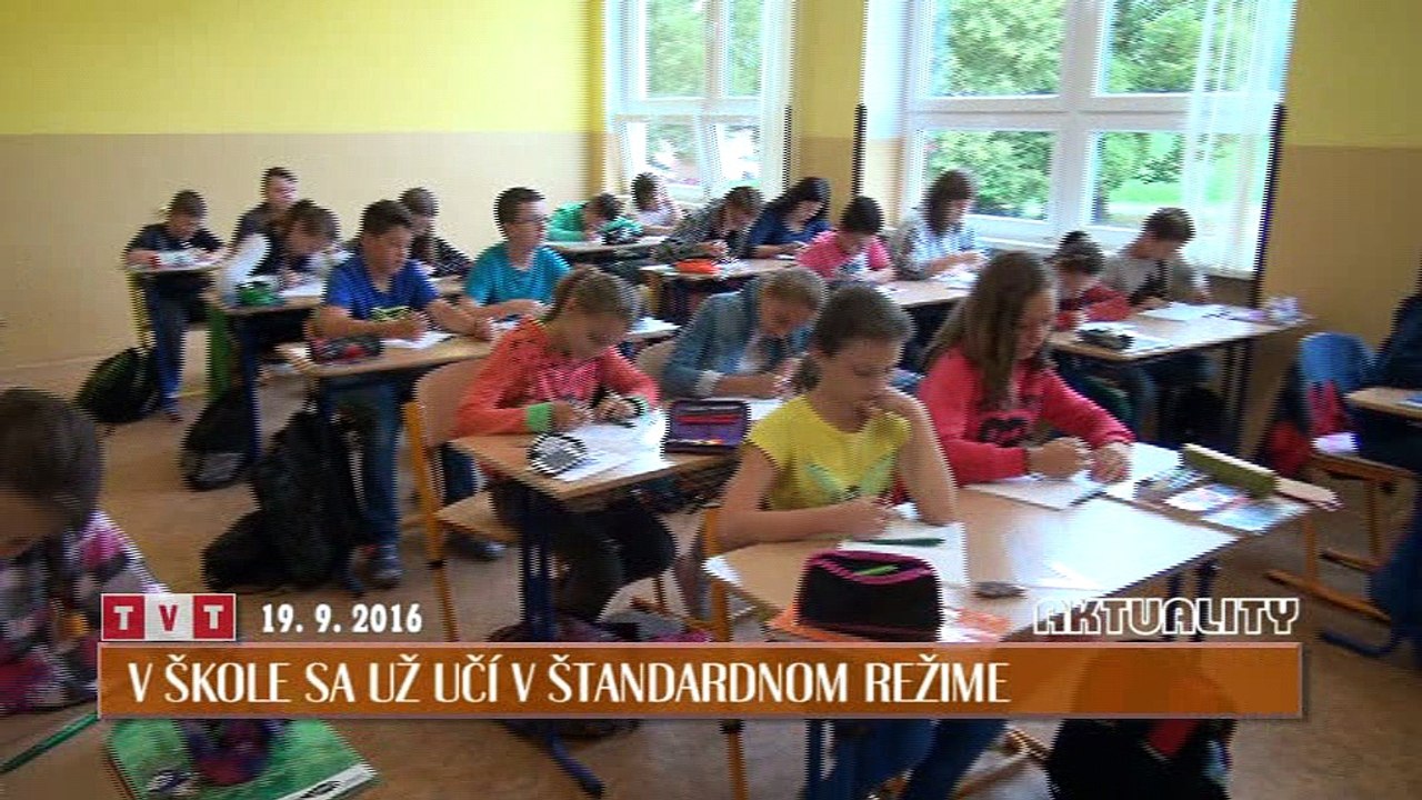 V śkole sa už učí v štandardnom režime