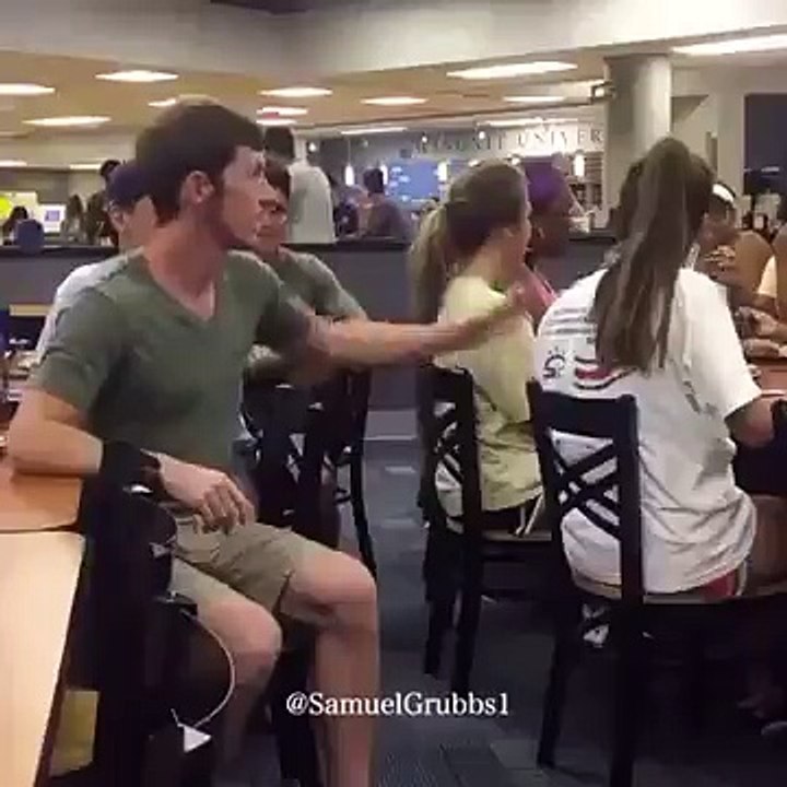 Guy pulls out girls weave and gets slapped Videos