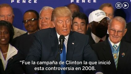 Trump reconoce que Obama nació en EEUU