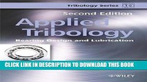[PDF] Applied Tribology: Bearing Design and Lubrication Popular Online