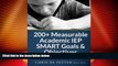 Big Deals  200+ Measurable Academic IEP SMART Goals   Objectives  Best Seller Books Most Wanted