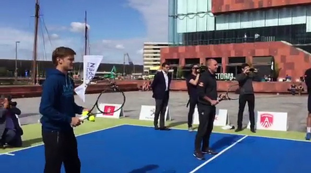 Bart De Wever tape la balle avec David Goffin