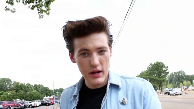 Jake Rowley cuts an ad for Elvis Week 2016