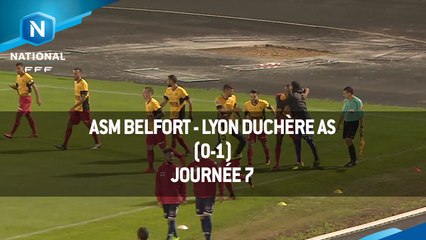 J7 : ASM Belfort - Lyon Duchere AS (0-1), le résumé