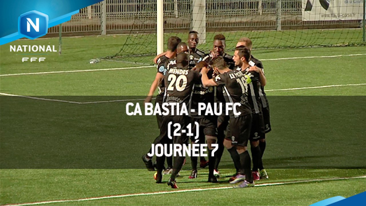 J7 : CA Bastia - Pau FC (2-1), le résumé