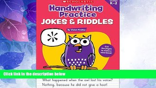 Must Have PDF  Handwriting Practice: Jokes   Riddles  Free Full Read Best Seller