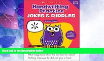 Must Have PDF  Handwriting Practice: Jokes   Riddles  Free Full Read Best Seller