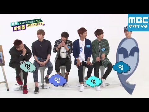 주간아이돌 - 170회 켄 동물묘사 개인기 /VIXX Ken Describing Animals