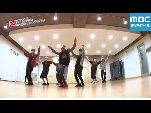 쇼타임-버닝 더 비스트 - [HD]8회 비스트 GOOD LUCK 안무연습공개/ ep.8 Beast GOOD LUCK practice /振付の演習