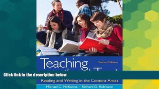 Big Deals  Teaching through Text: Reading and Writing in the Content Areas (2nd Edition)  Free