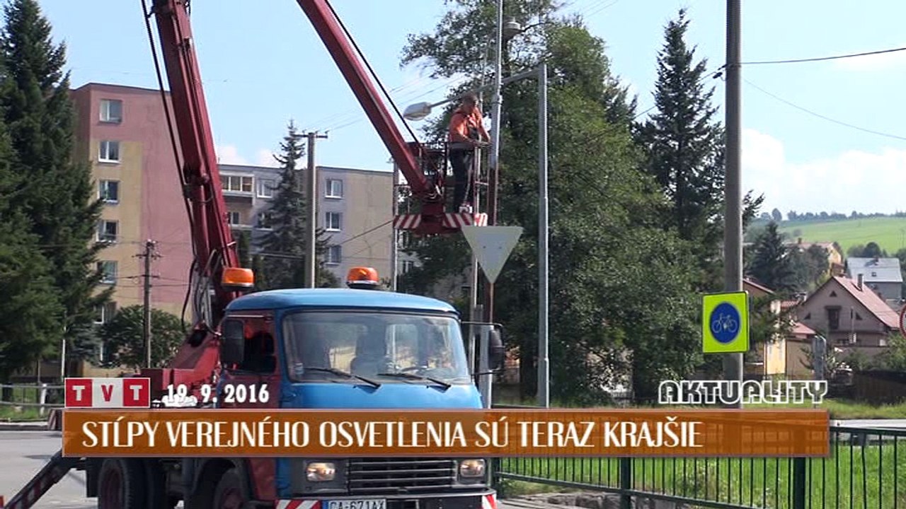 Stĺpy verejného osvetlenia sú teraz krajšie