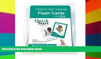 Big Deals  ASL Flash Cards - Quick Start Pack - Learn Fun, Useful Signs with Vinyl Storage Pouch -