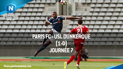 J7 : Paris FC - USL Dunkerque (1-0), le résumé