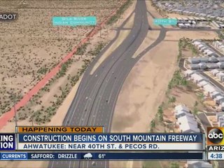 Construction begins on South Mountain Freeway