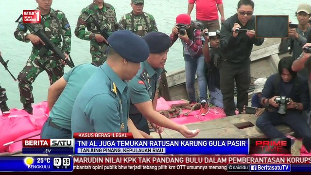 TNI AL Tangkap Kapal Angkut Beras Singapura