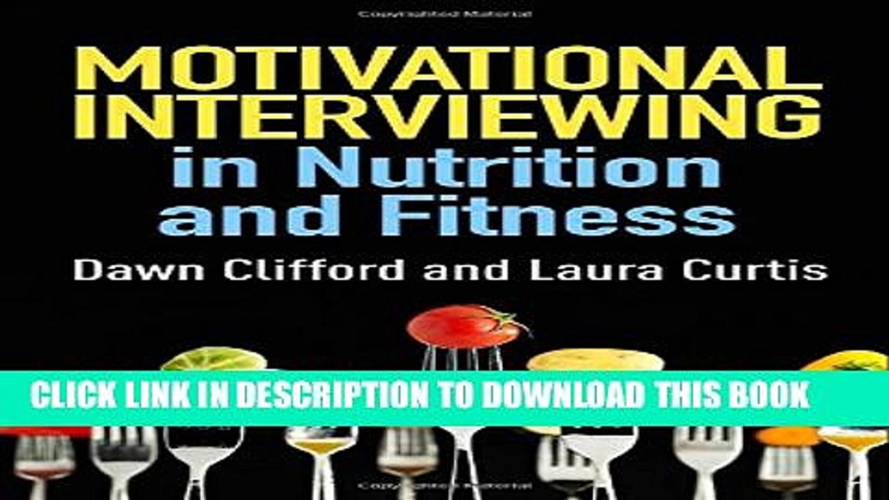 [PDF] Motivational Interviewing in Nutrition and Fitness (Applications of Motivational