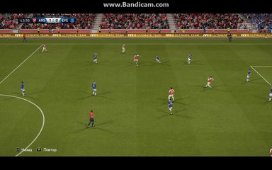 BPL 20 Тур. Арсенал - Эвертон. Ozil, 44'