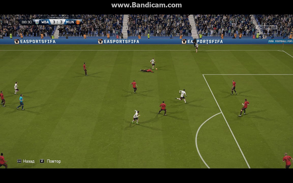 BPL 20 Тур. Вест Бромвич - Манчестер Юнайтед. Martial, 89'