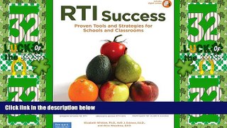 Big Deals  RTI Success: Proven Tools and Strategies for Schools and Classrooms  Best Seller Books