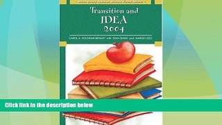 Big Deals  What Every Teacher Should Know About: Transition and IDEA 2004  Best Seller Books Best