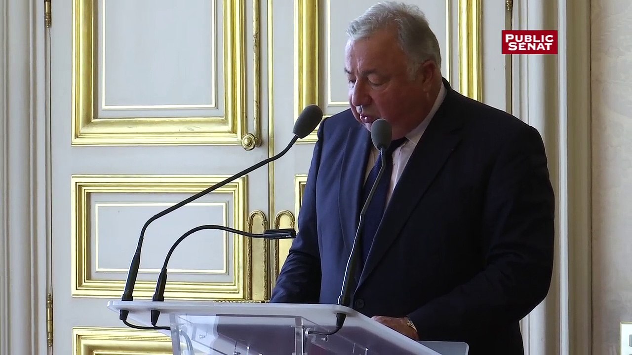 Rencontre Gérard Larcher - Abdelkader Bensalah au Sénat