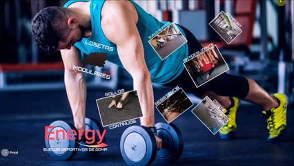 Suelo de goma para gimnasios - Suelo de caucho - Energy