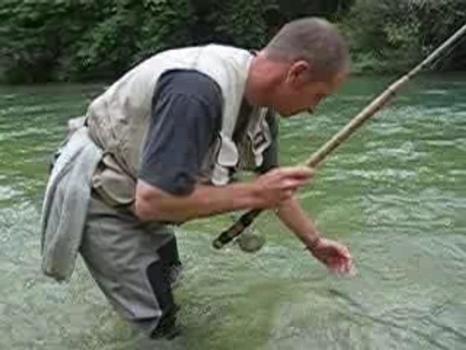 Nymphe au toc à la nymphe sur le Guiers