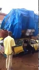 Une voiture trop chargée !