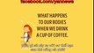 Điều gì sẽ xảy ra trong cơ thể khii bạn uống một cốc cà phê?