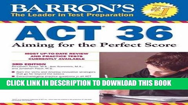 [PDF] Barron s ACT 36, 3rd Edition: Aiming for the Perfect Score [Online Books]