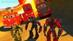 Disney cars Double Decker Bus Mack Truck Red Fire Truck Transformers Optimus Prime Stinger Bumblebee