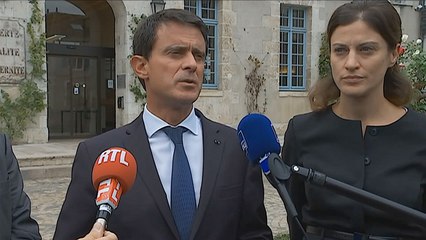 Manuel Valls à Montargis : "Après ces inondations, il y a eu une immense solidarité"