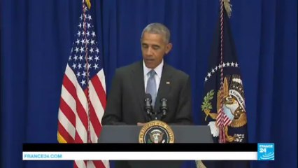 REPLAY - US President Barack Obama reacts to series of attacks in New York, New Jersey and Minnesota