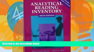 Big Deals  Analytical Reading Inventory (6th Edition)  Free Full Read Most Wanted