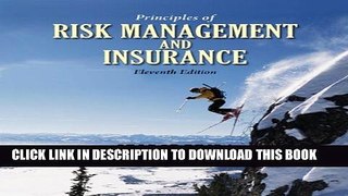 New Book Principles of Risk Management and Insurance (11th Edition)