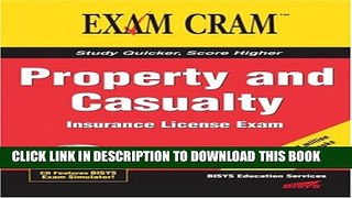New Book Property and Casualty Insurance License Exam Cram