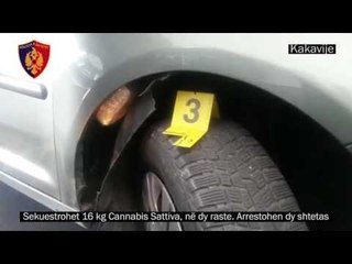 KAKAVIJE, KAPEN ME 16 KG DROGE, DY TE ARRESTUAR