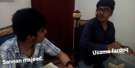 Desi Students Infront of Friends & Dad