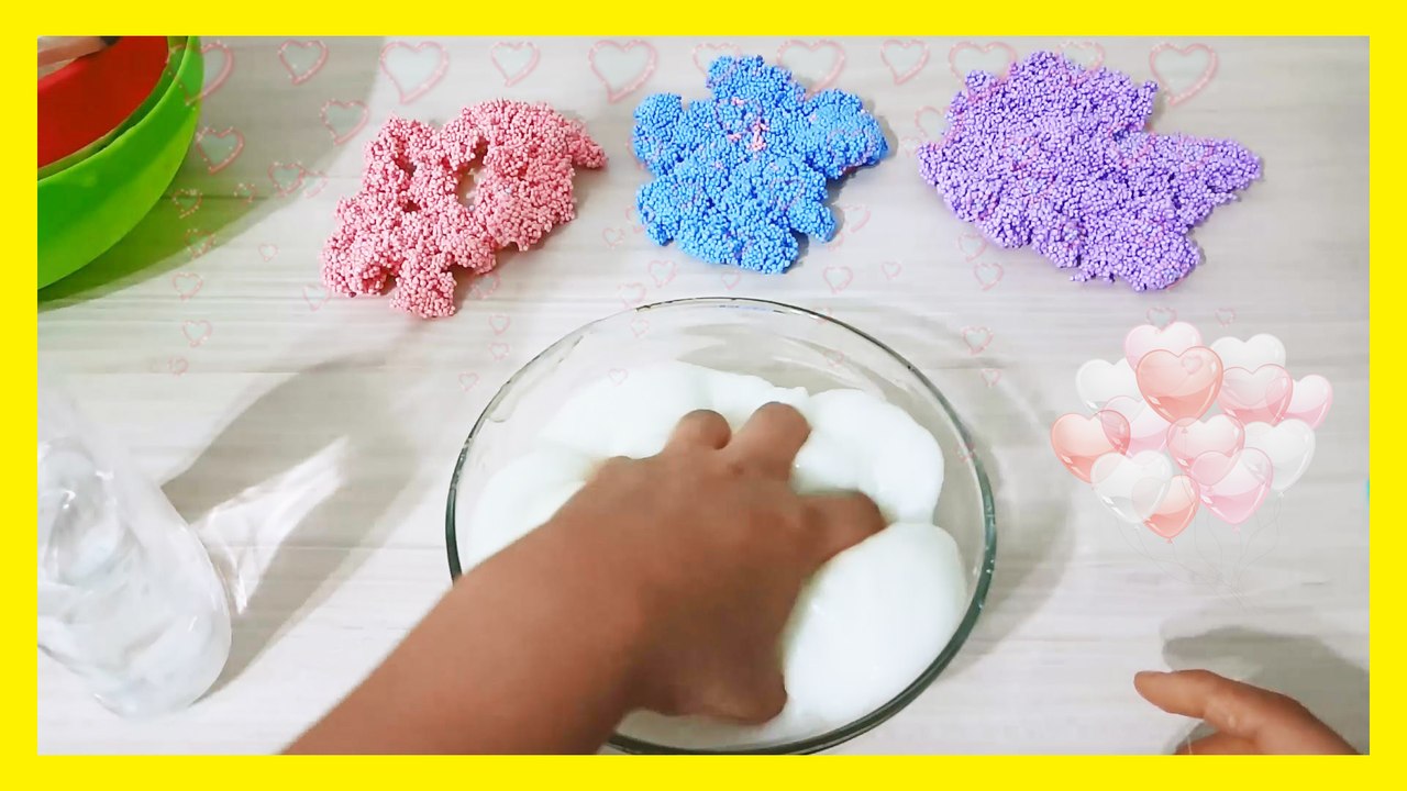 Köpüklü Instagram Slime Nasıl Yapılır - Tutkalsız Slime