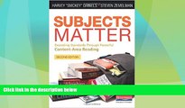 Big Deals  Subjects Matter, Second Edition: Exceeding Standards Through Powerful Content-Area