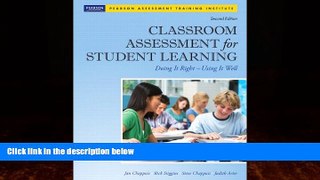 Big Deals  Classroom Assessment for Student Learning: Doing It Right - Using It Well (2nd Edition)