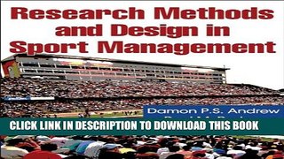 Collection Book Research Methods and Design in Sport Management